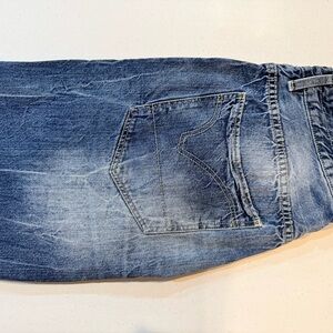 Sean John Men's Faded Blue Relaxed Jeans